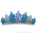 Pageant crown cap hair claw clip fashion tiara women deco accessories HF81503